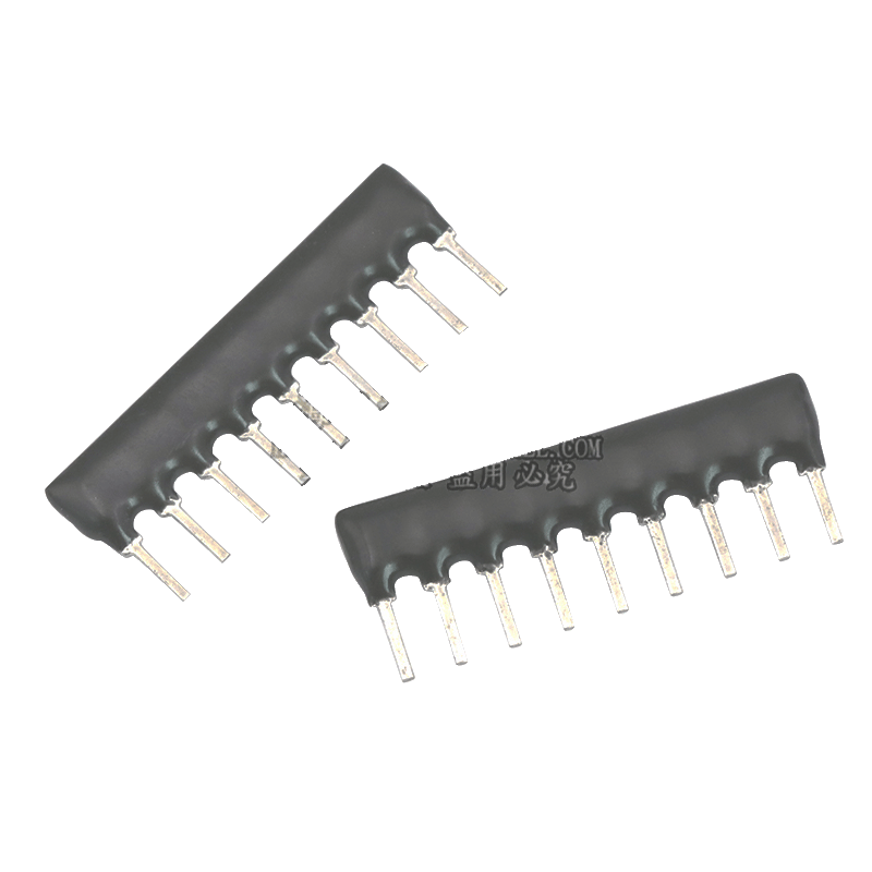 9脚排阻9pa09103j100r330r1k10k2k100k电阻器