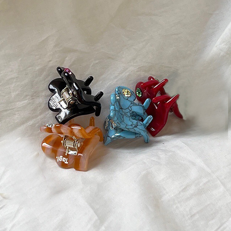 evenbuyer很会tagi.拼图肌理无痕宝石鲨鱼空气钻石发饰