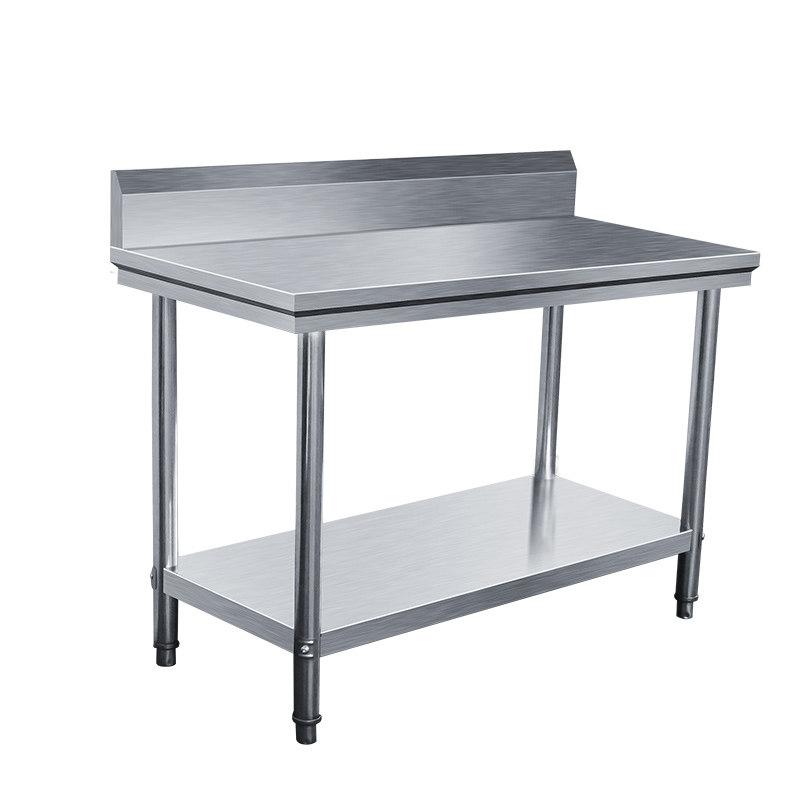 厨房不锈钢工作台商用围边三层操作台灶台打荷台收纳商用厨房操作台