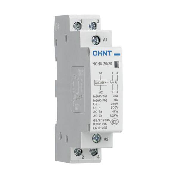 正泰chint模数控制家用型低压交流接触器nch8-20低压断路器