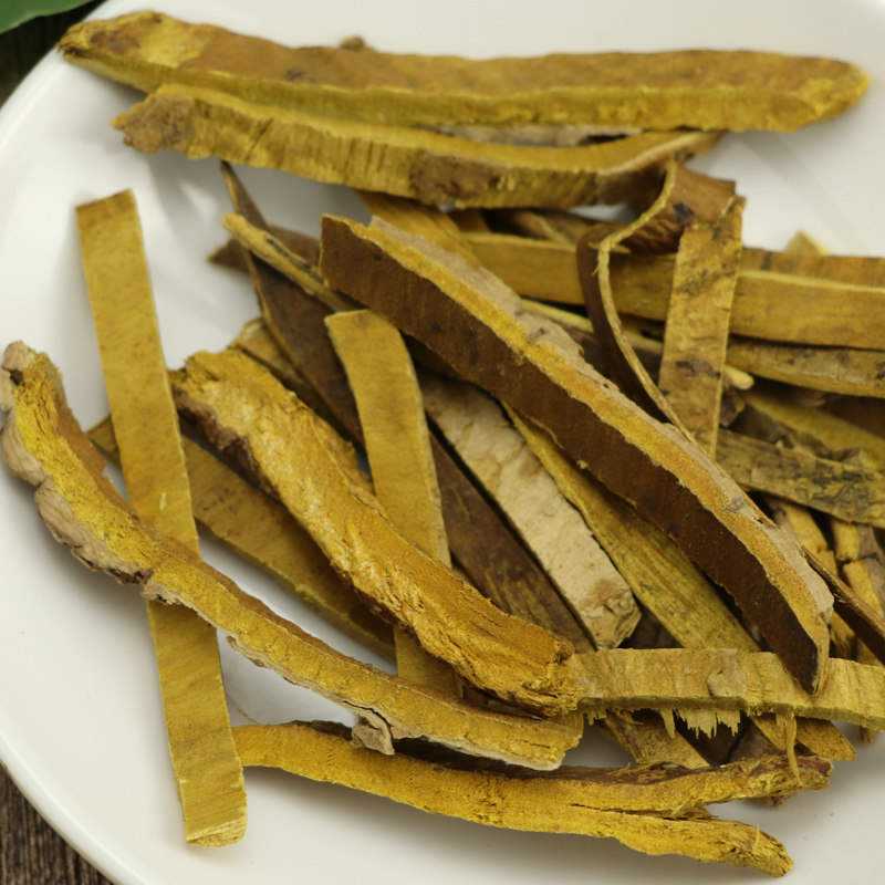 【迎辉堂】中药材黄柏 野生关黄柏 川黄柏片 黄柏丝散装新货500克