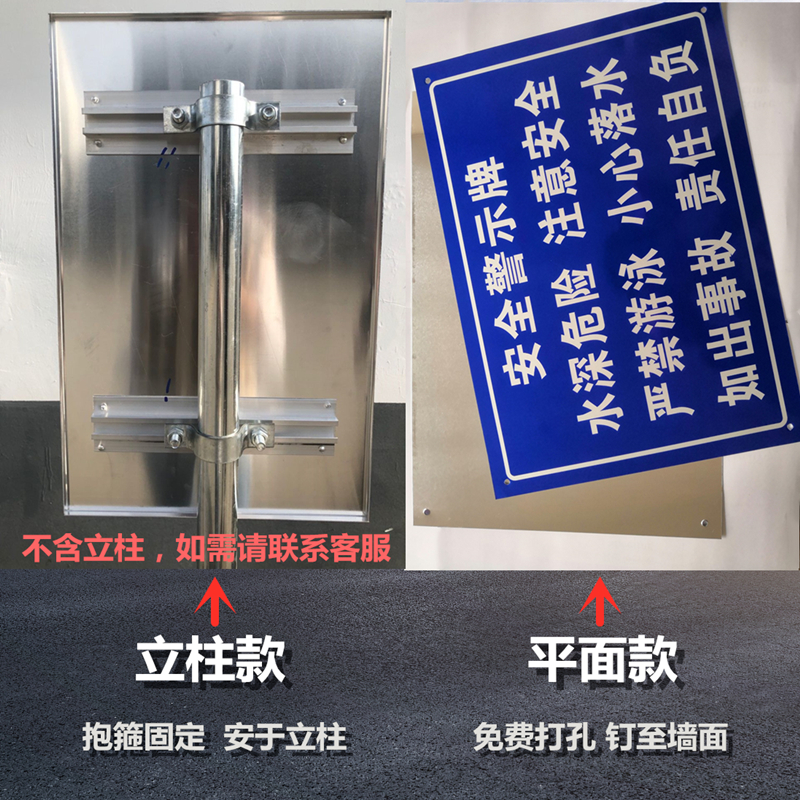 人车分流提示指引人行专用用道标志牌机动车道路交通标志牌