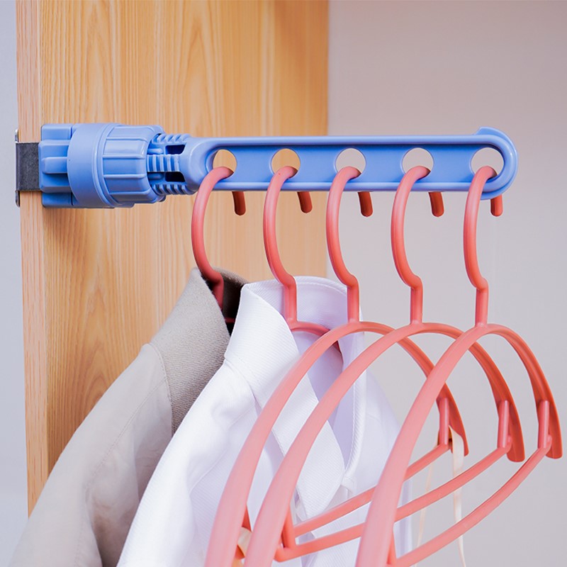 高档晾衣神器窗台j外晾架衣阳台卡扣式携衣杆便晾旅行窗户口挂奢