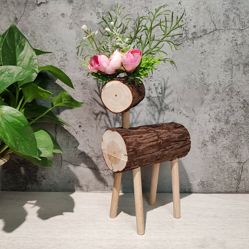 树枝制作装饰工艺装饰桌面礼物生日圣诞手工制手工摆件