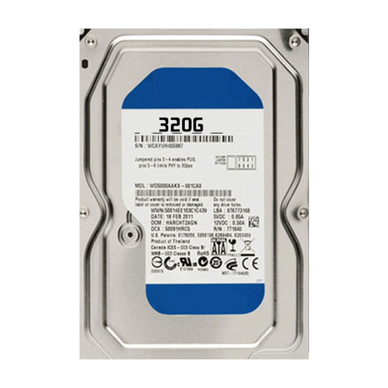 台式机械硬盘320g单碟串口3.5寸7200转sata2兼容监控配合固态蓝盘