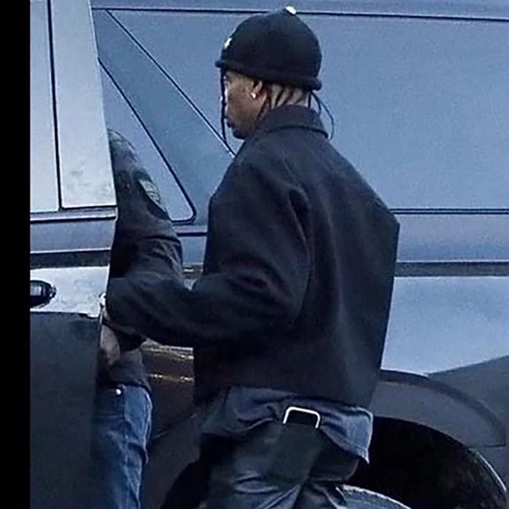 老款回潮  BV风格 TRAVIS SCOTT/BIEBER同款拉链短款羊毛黑色夹克