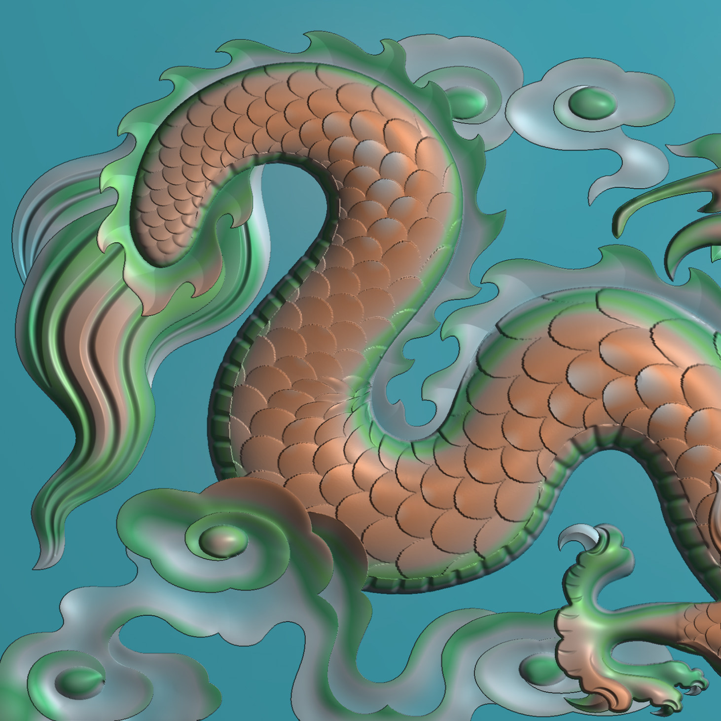 双龙新品墓碑戏珠精雕石雕横梁浮雕灰度jdp设计素材