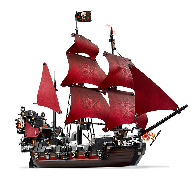 乐高积木安妮女王号巨大帆船模型大人成年高难度塑料积木