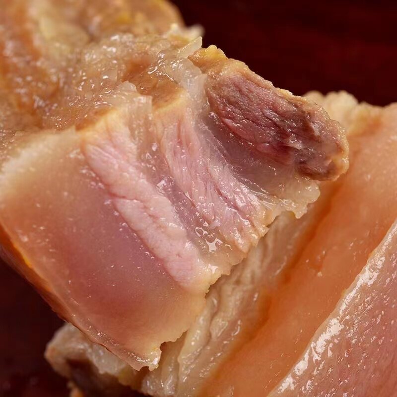 安徽安庆太湖特产土猪腊肉日晒风干农家自制生猪肉