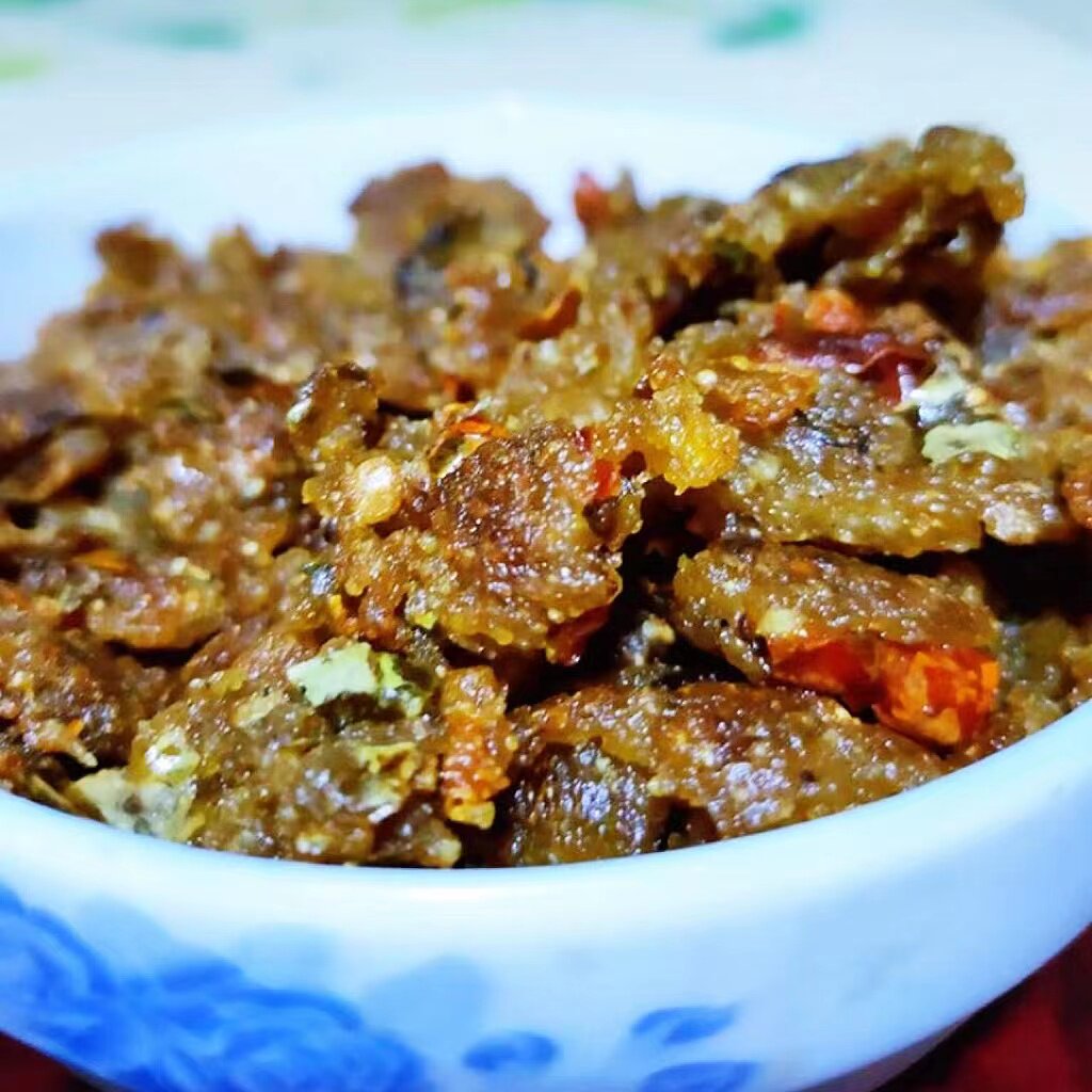 辣椒安徽安庆太湖县特产农家现做油煎粑饼胡椒辣椒