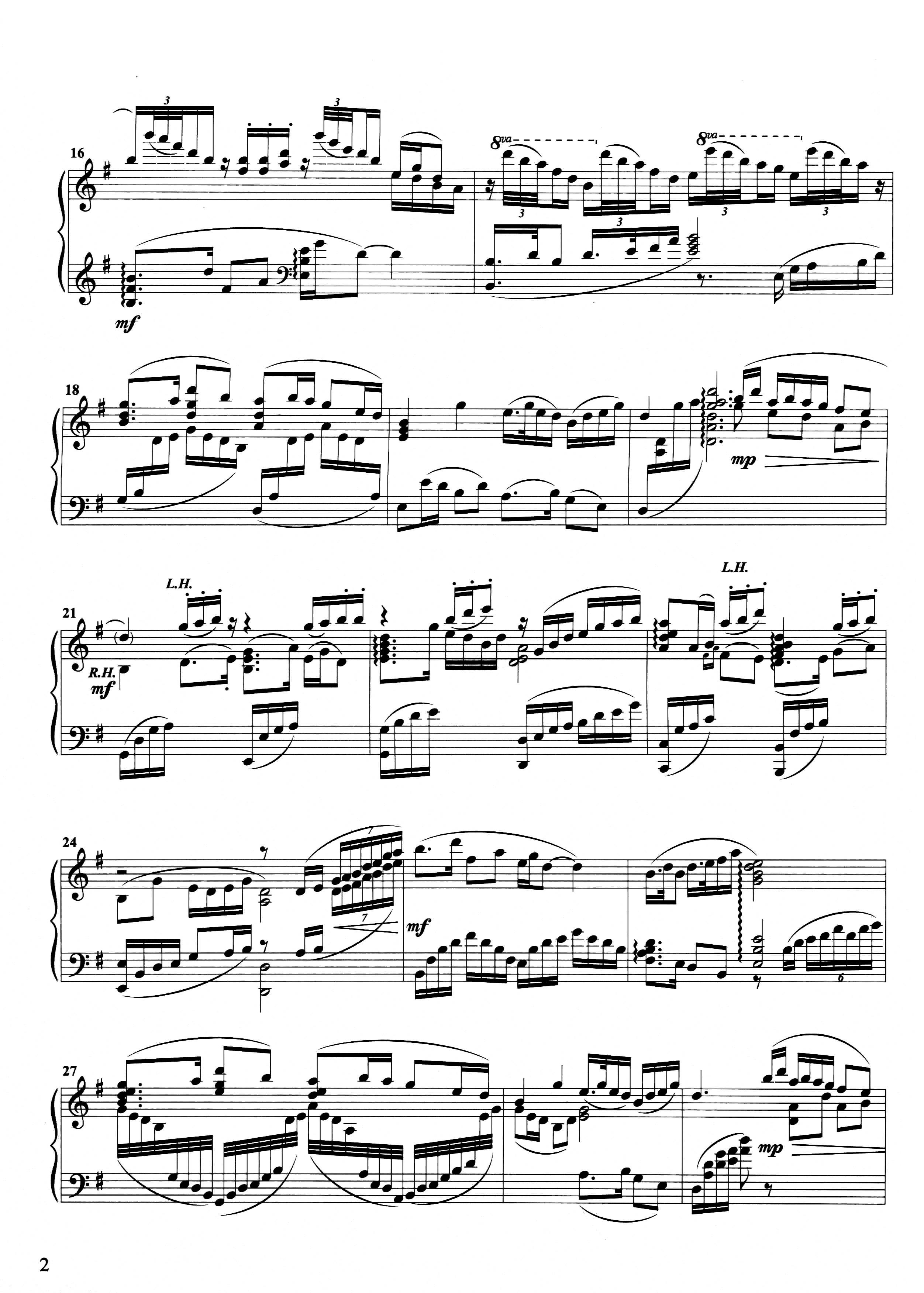 钢琴梁山伯祝英台梁祝琴谱独奏完整整版33页乐器软件