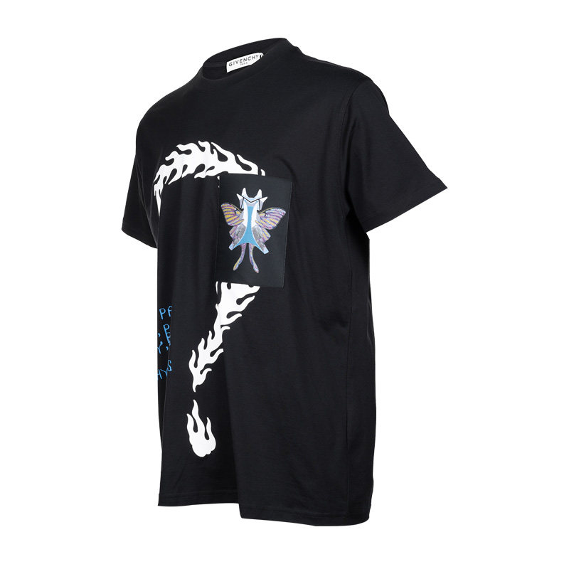 givenchy纪梵希经典字母logo印花全棉短袖男士新款t恤