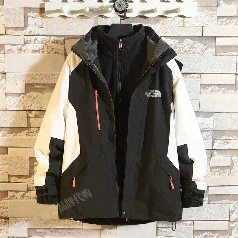 冲锋衣男女潮牌三合一可拆卸两件套防风防水西藏旅游支持团购定制