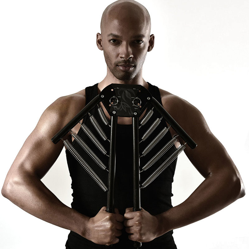 臂力器50公斤60kg可调节练臂肌锻炼胸大肌多功能健身器材臂力棒