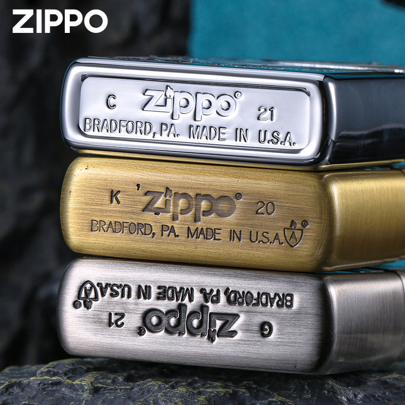 zippo芝宝正版美国原装打火机天使之宝盔甲机zppozippo