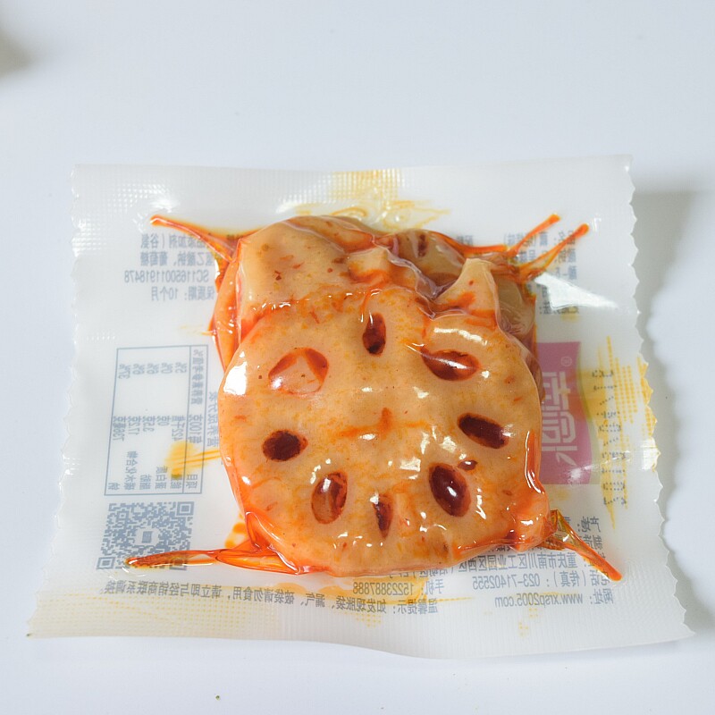 重庆川味南香辣味烧烤味藕片称重500g莲藕零食速食菜