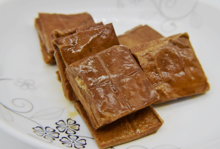 新品安徽特产黄山万安茶干五香香味豆腐干即食豆腐干