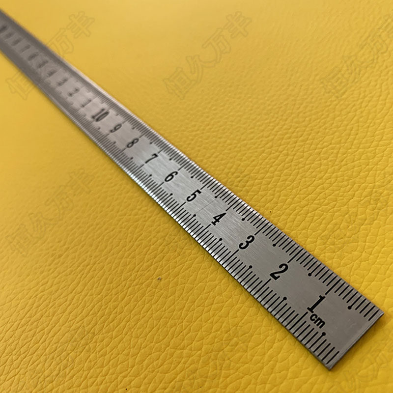 1米倒叙钢尺刻度尺100cm不锈钢直尺标尺反向15x1钢直尺