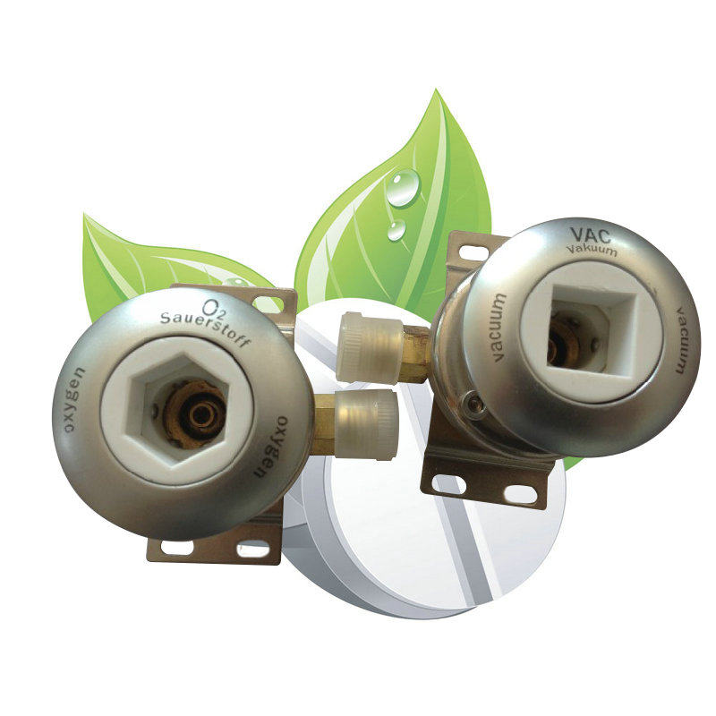 医院中心供氧德标氧气接头负压吸引空气氮气二氧化碳插头气体接头