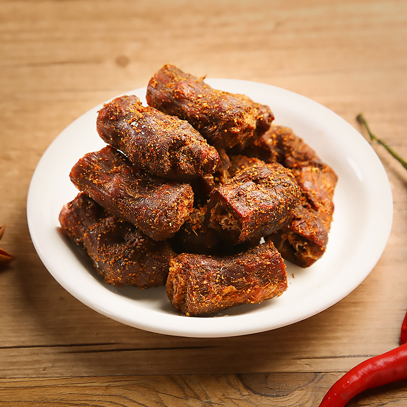 手撕风干鸭脖氮气锁鲜袋装风干鸭脖网红原味香辣烧烤手撕鸭脖1袋_双氙