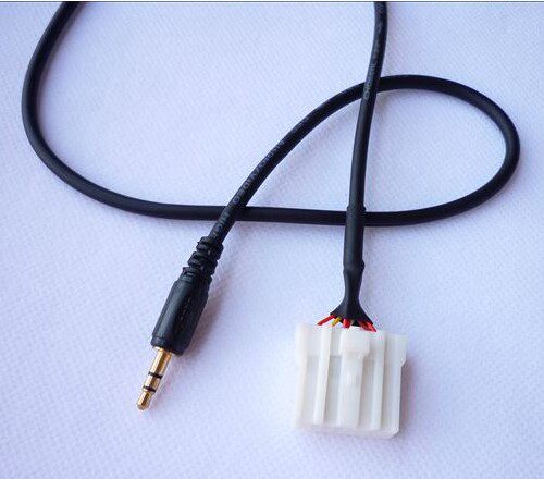 马自达m3两厢三厢aux音频连接线马6车载cd主机带磁环aux发烧线