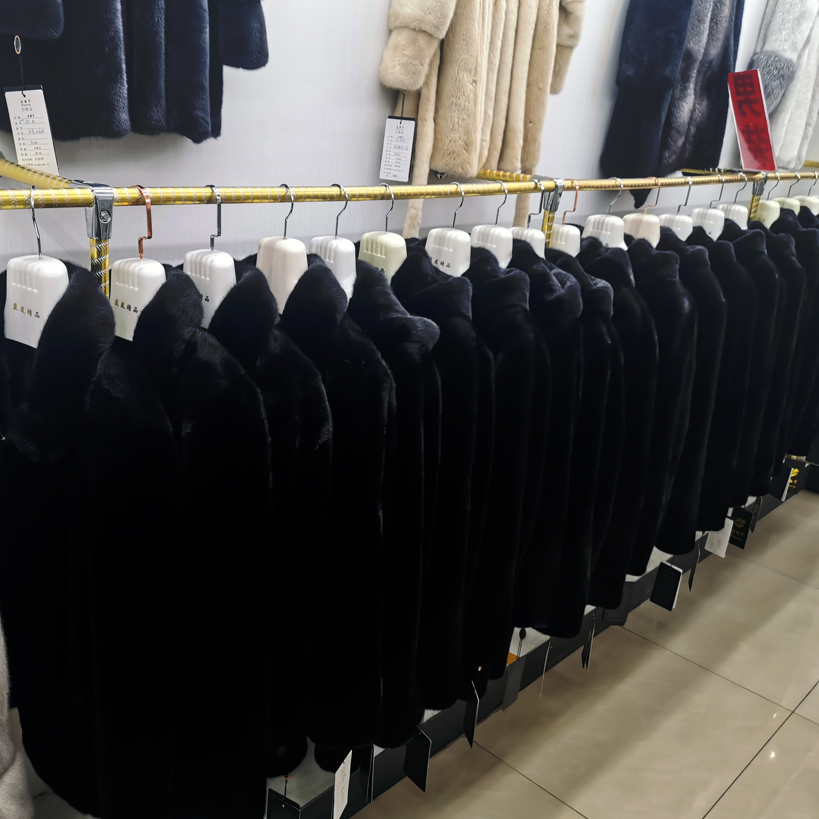 天鹅绒进口水貂皮大衣男士皮衣整貂男装短款皮草连帽裘皮外套特价