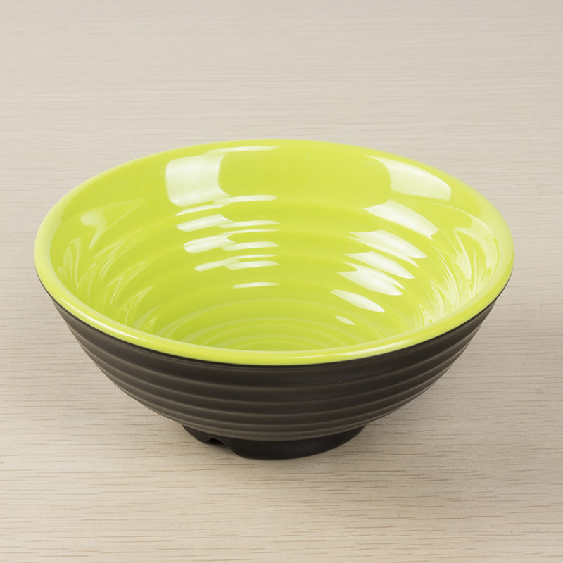 碗耐塑料粉碗耐高温新式创意牛肉特色碗密纹面碗