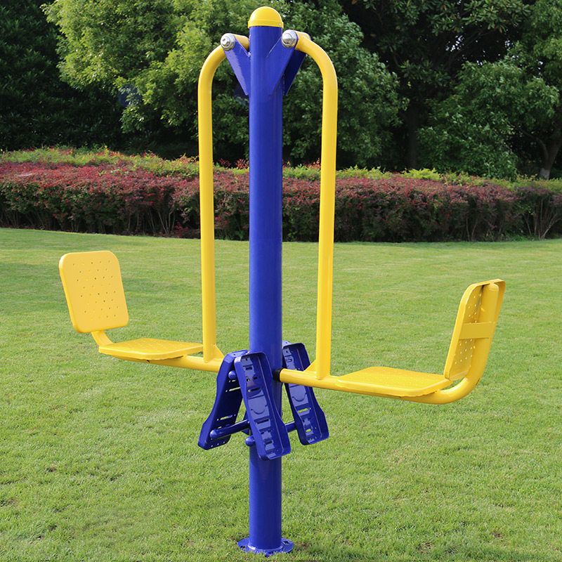 室外健身器材双人坐蹬学校健身器广场小区公园全民健身健身路径