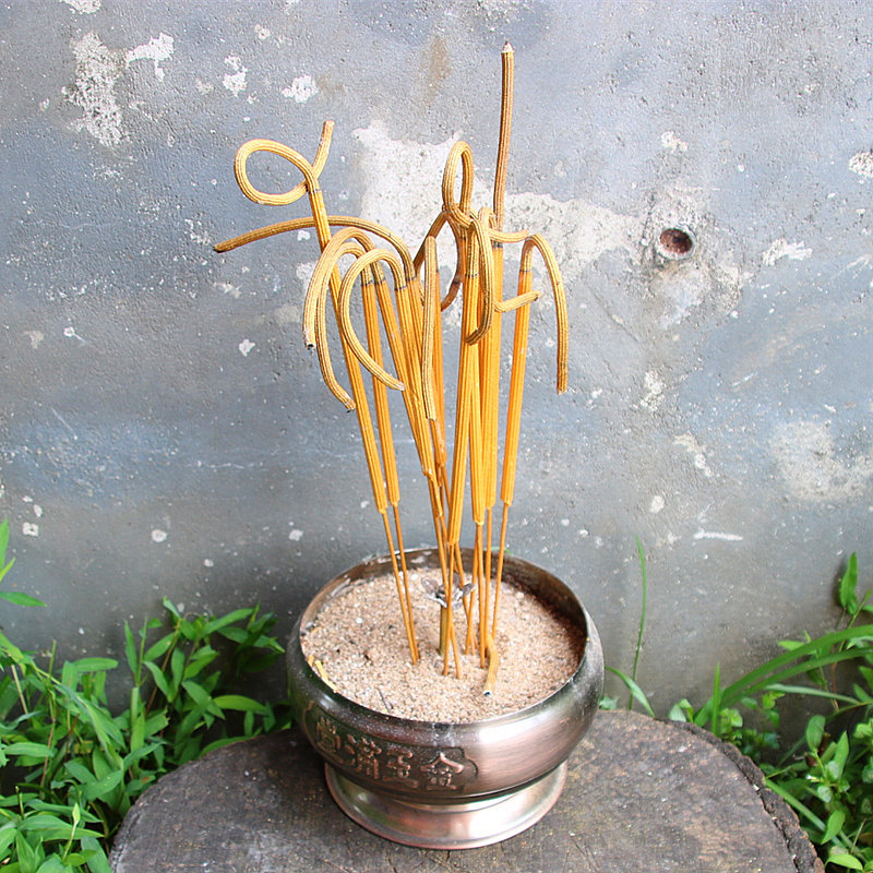 包邮49厘米黄金卷钱香观音财神菩萨香檀檀香香薰香料