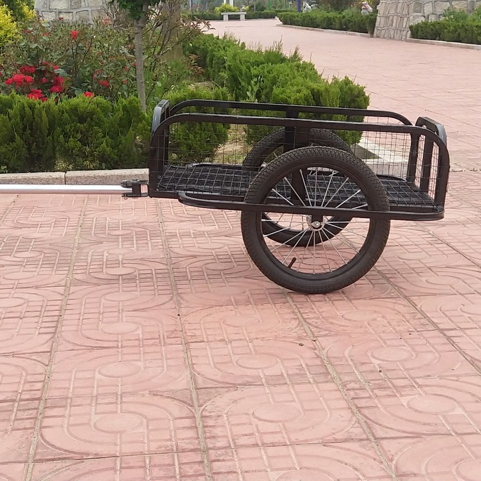 拖车自行车电动摩托车挂车挂式户外旅行骑行载物宠物自行车