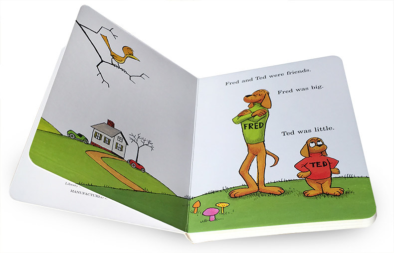 little dog 大狗小狗 0-3岁启蒙低幼适龄版 精装绘本p.d.