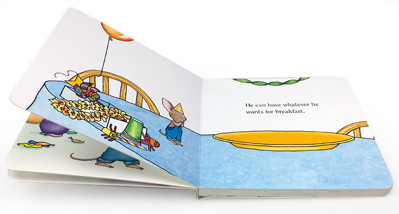 mouse英文儿童图画认知单词不烂板书纸板低幼原版其它