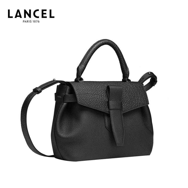 lancel/兰姿charlie系列包包女包凯莉包单肩斜挎包手提包 a08370