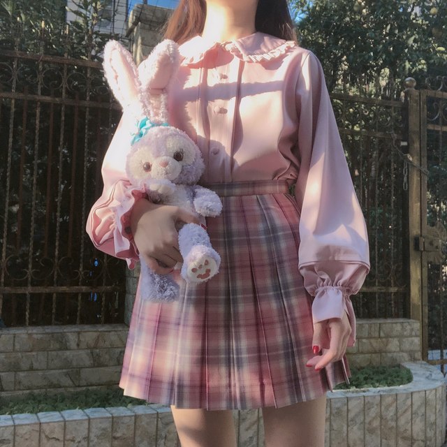 Jk take multicolor original * Lolita within long-sleeved shirt sister soft spring and autumn and winter lantern Jk take multicolor original * Lolita within long-sleeved shirt sister soft spring and autumn and winter lantern