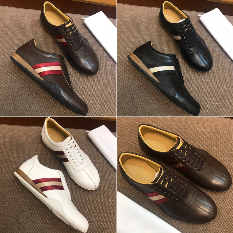 欧洲站大牌高端b家透气男士系带运动休闲小白鞋潮牌真皮板鞋男鞋