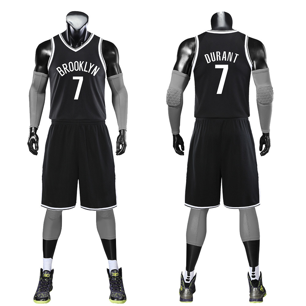 篮网队服速干通用篮球套装欧文11号球衣杜兰特篮球服