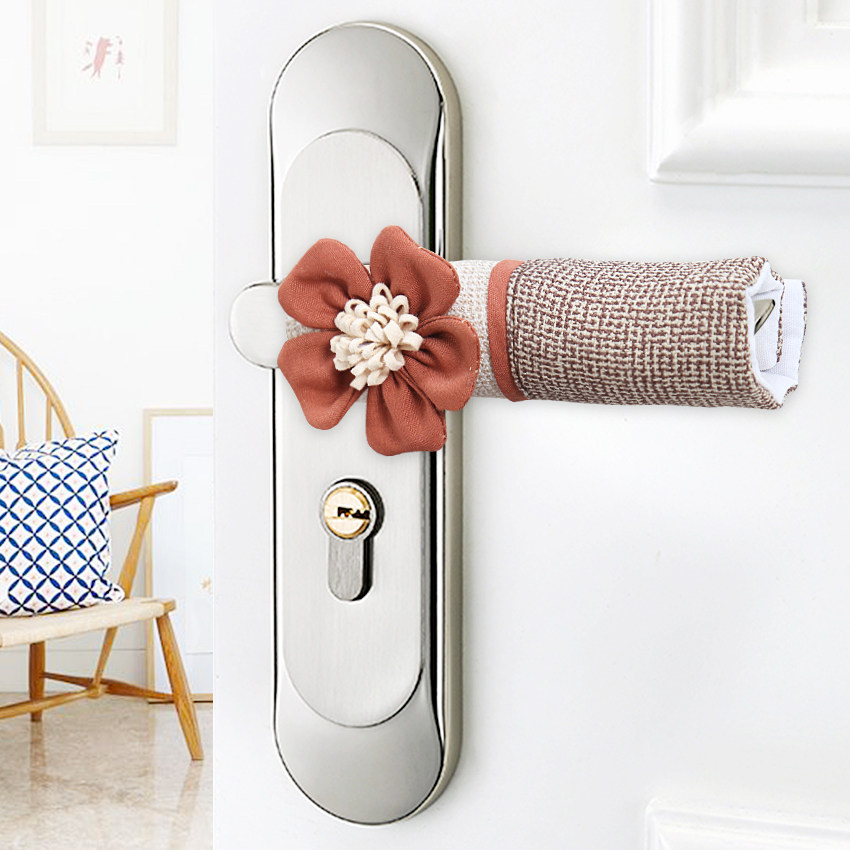 门把手套把手保护套布艺加厚保暖防撞防静电门门把手套