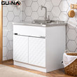 304 Basin Cabinet Stainless Steel Washing Cabinet Combined Sink Cabinet With Washboard Washing Pool Balcony Bathroom Cabinet 304 Basin Cabinet Stainless Steel Washing Cabinet Combined Sink Cabinet With Washboard Washing Pool Balcony Bathroom Cabinet