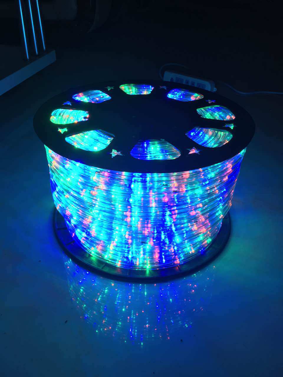 新年led彩灯闪灯串灯霓虹灯七彩家用过年节日装饰灯