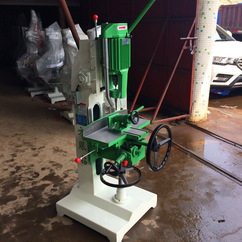 方眼钻木工打榫机 方榫机 方孔钻床打眼机 木工机械方眼机钻床