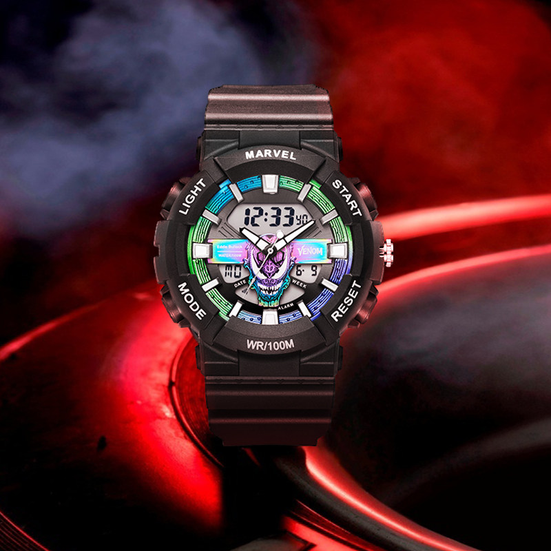 漫威毒液联名手表男款学生2021年新款潮流机械国产腕表