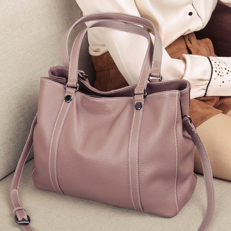 真皮女包2020新款时尚百搭斜挎包女大包头牛皮女士包袋