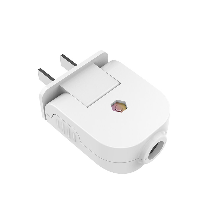 插头90度旋转公牛节省转角可拆折叠两脚两级插头