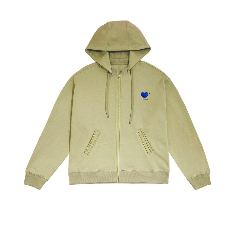 新款adererror连帽宽松卫衣情侣小众潮牌爱心卫衣