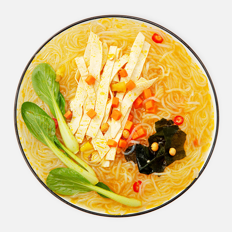 来伊份金汤肥牛风味魔芋240g2桶川味速食面即螺蛳粉