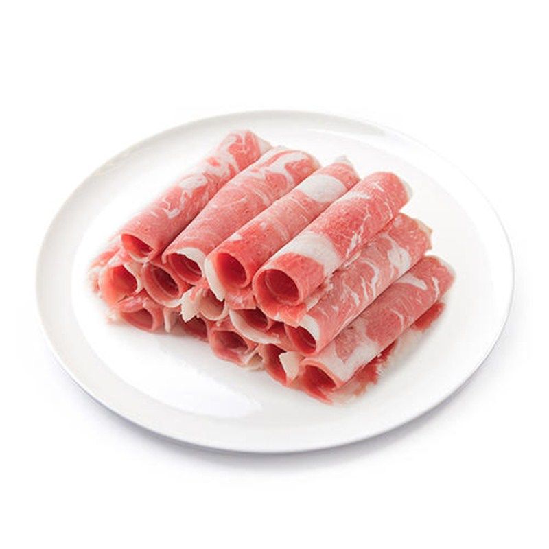 正品羔羊冷冻羊肉肉卷5斤装火锅豆捞串串食材羊肉卷