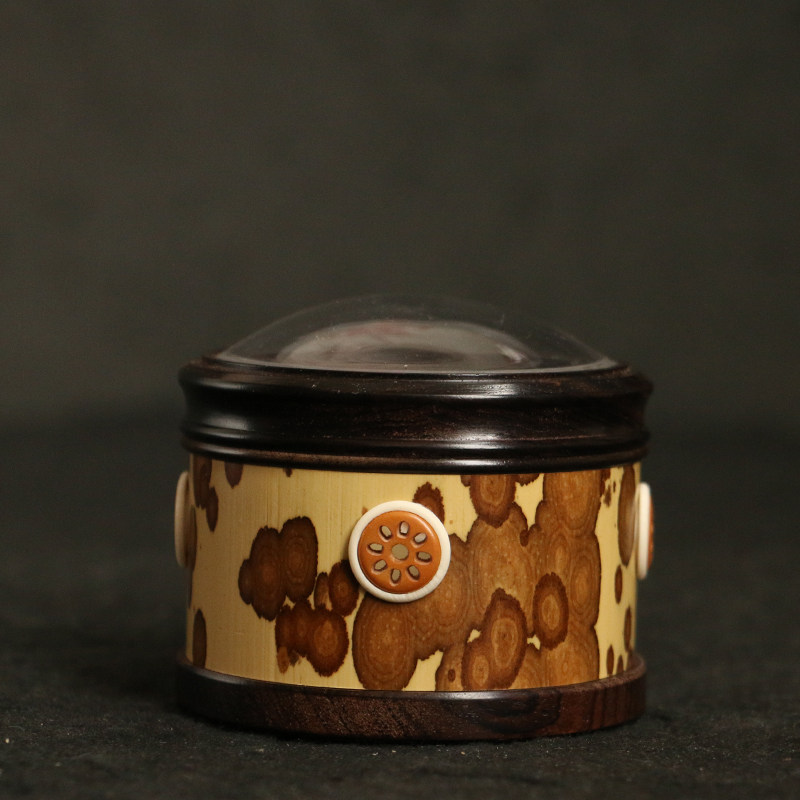 纯手工精工制作梅妃竹金钟竹蛉罐鸣虫器具文玩收藏把件养虫罐竹器