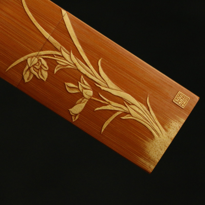 雕刻东阳牙签竹雕把玩玉竹留青名家青雕工留竹编