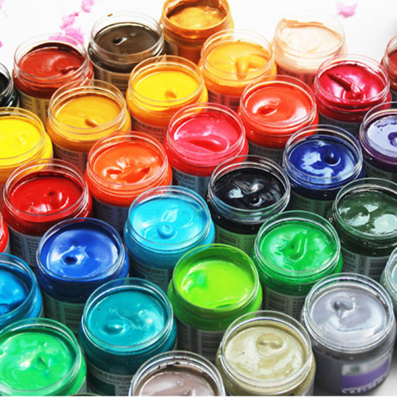 颜料pet丙烯包装绘画瓶子水粉小分分装瓶墙塑料桶
