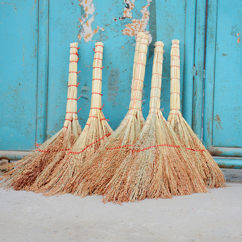 卫洋扫把家用包邮纯手工红高粱做的小扫把单位学校加厚扫地扫帚苗